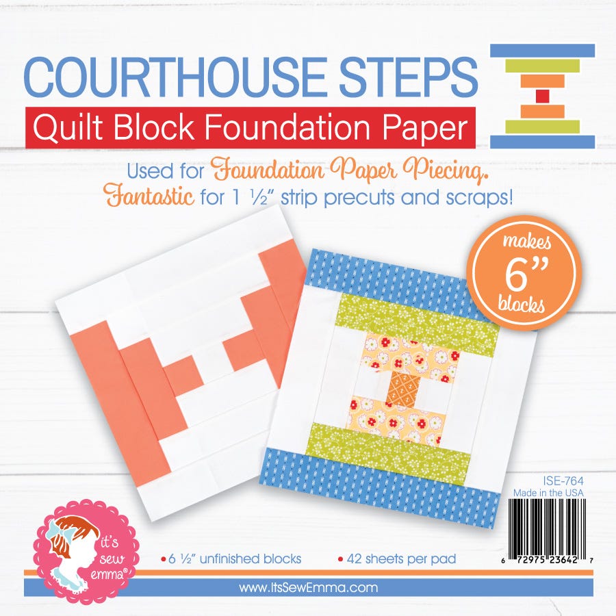 12 Economy Plus from Lori Holt It/'s Sew Emma Foundation Paper ECO PL